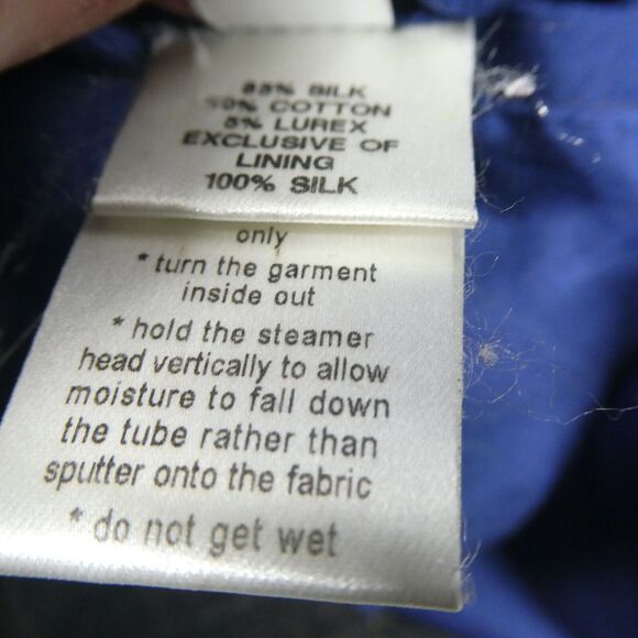 Loeffler Randall Dress 8 Metallic Tweed Silk Ladder Back - Picture 7 of 14